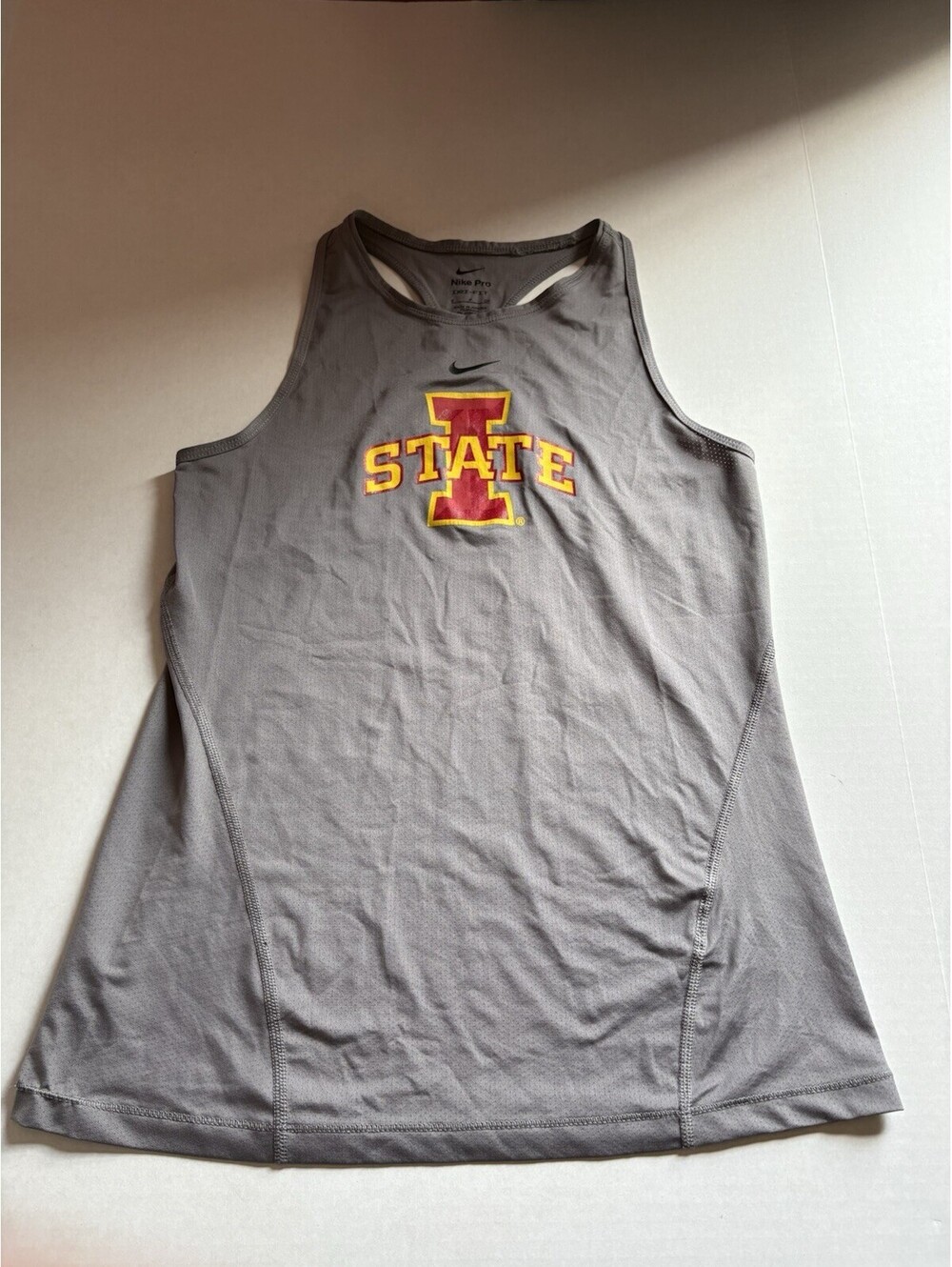 Iowa State Cyclones Gymnastics Nike Pro Racer Back Tank Top Dri-Fit Small - Picture 3 of 9